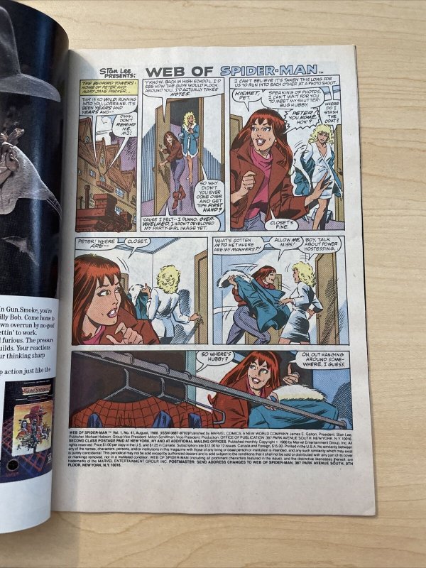 Web Of Spiderman #41