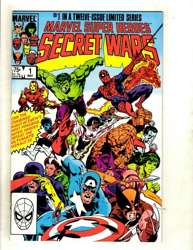 Secret Wars Complete Marvel Comics Series # 1 2 3 4 5 6 7 8 9 (NM) 10 11 12 HJ9