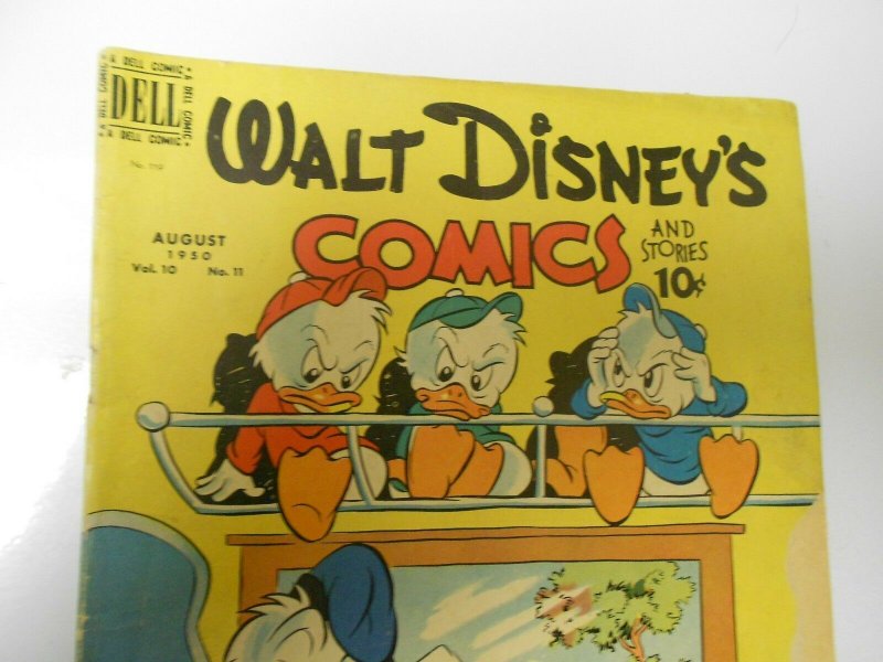 1950 WALT DISNEY'S COMICS AND STORIES v.10 #11 GD- Donald Duck