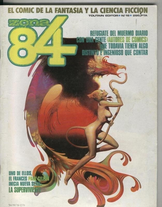 Zona 84 numero 16: Reportaje por Javier coma, Qebo de Rick Veitch, Custer de ...