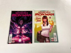 4 Invincible Iron Man Marvel Comics books #4 5 6 8 Bendis 40 RC12
