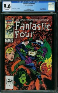 Fantastic Four #290 (1986) CGC 9.6 NM+
