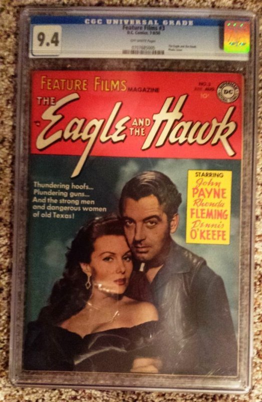 Feature Films #3 (1950) CGC 9.4 NM
