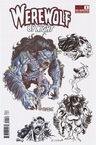 Werewolf By Night Red Band #4 Design Var (polybag) Marvel Comic CVR by Davila, S