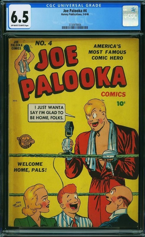 Joe Palooka Comics #4 (1946) CGC 6.5 FN+