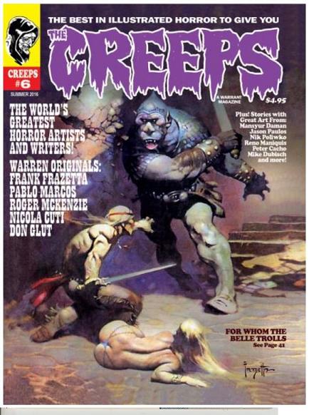 THE CREEPS, NEW!  SET OF #1 - #12 MAGAZINES, CREEPY EERIE STORIES & ART