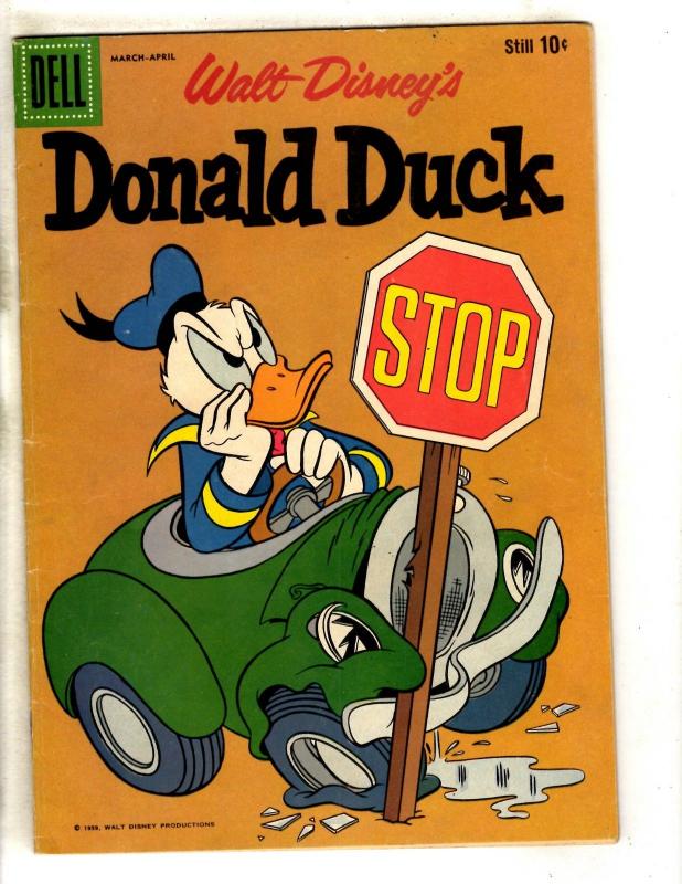 Donald Duck # 64 FN Dell Comic Book Walt Disney Mickey Mouse Daisy Minnie JL16