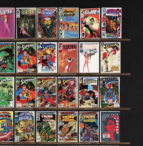 Huge Lot 150+ Comics with Superboy, Ghost Rider, Marvel Two In One & More!