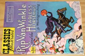 Classics Illustrated #12 VG- (6th) rip van winkle and headless horseman HRN 60