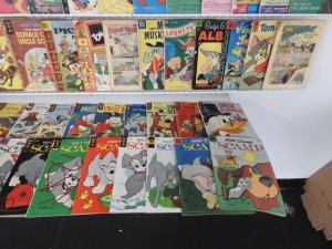 Huge Lot 150+ Cartoon Comics W/ Uncle Scrooge, Donald Duck, +More! See desc