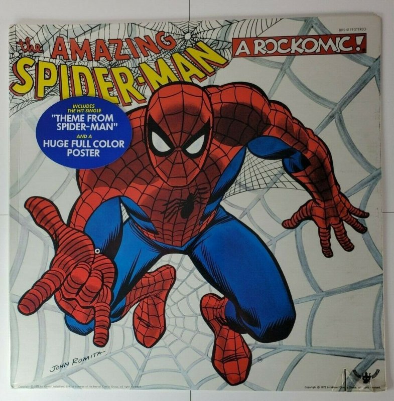 The Amazing Spider-Man  Record LP Marvel  SEALED. 8.5 1972 RARE COLLECTABLE