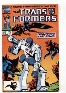 Transformers #25  1987 - Marvel  -VF- - Comic Book