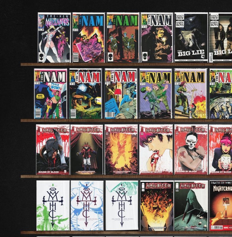 Huge Lot 150+ Comics with Nailbiter, The 'Nam, The October Faction & More!