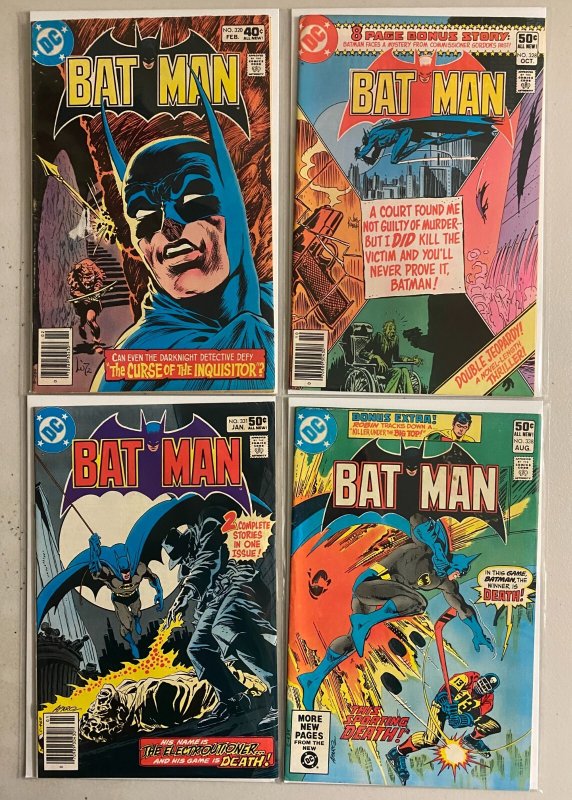 Batman lot #271-338 DC (average 5.0 VG/FN) 28 diff (1976 to 1981)
