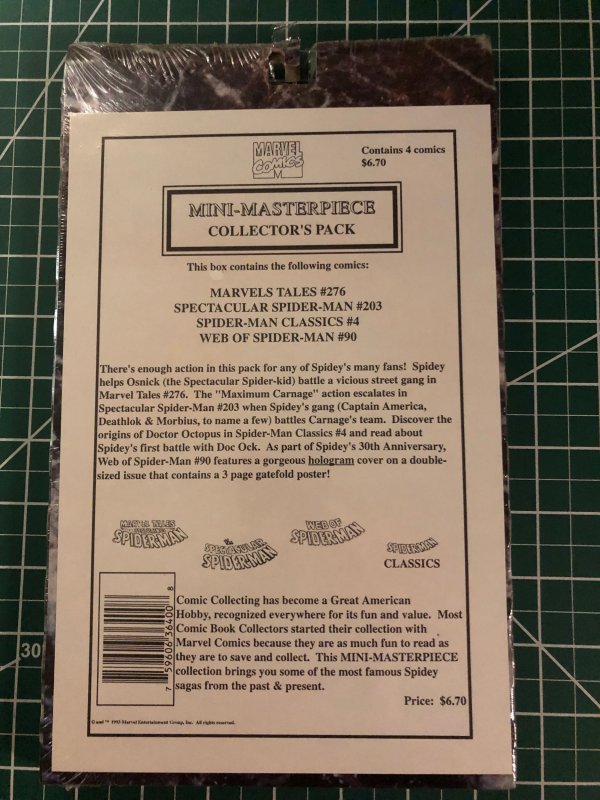 Mini-Masterworks Collector's Pack.  Unopened, 4 comics in package