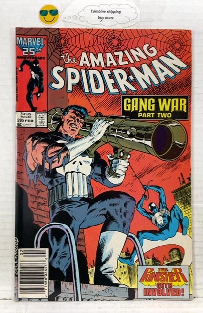 The Amazing Spider-Man #285 (1987) NM ZECK -Punisher