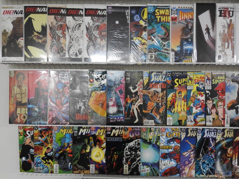 Huge Lot of 160 Comics W/ Fantastic Four, Wonder Woman, Superman Avg FN+