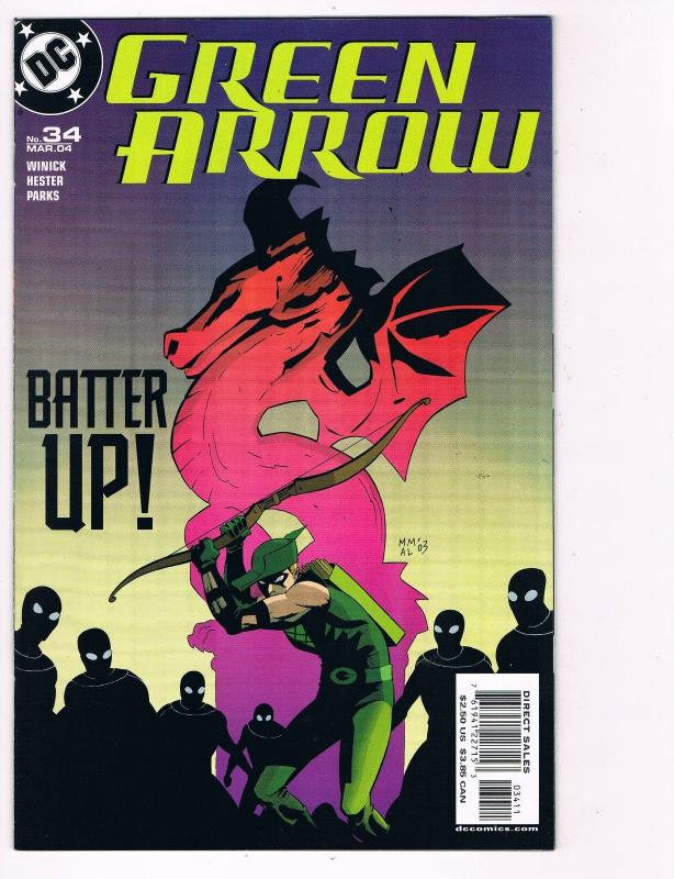 Green Arrow # 34 DC Comic Books Awesome Issue Modern Age Oliver Queen WOW!!! S24