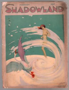 Shadowland 2/1922-Theodore Dreiser-Victor Hugo-Hollywood-early pin-ups-FR