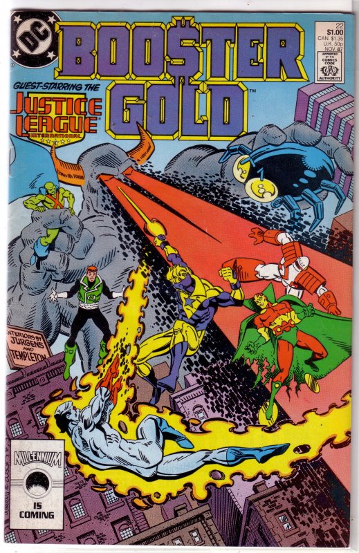 Booster Gold (vol. 1, 1986) #22 VG Jurgens, Justice League International