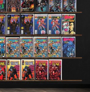 Huge Lot 140+ Comics with Rune, Robin, Mys Tech Wars, Namor & More!