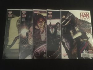 STAR WARS: HAN SOLO #1, 2, 3, 4, 5 Complete Series, VFNM Condition