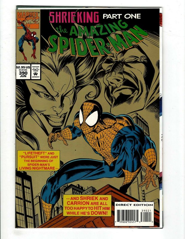12 Amazing Spider-Man Marvel Comics 277 386 387 388 389 390 391 392 393 + J430