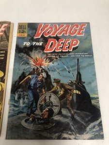Voyage To The Deep (1972) Set Issues # 1,# 3-#• Dell Publishing • Disaster Rises