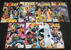 Modern Marvel EXILES 37pc Mid-High Grade Comic Lot VF-NM Sabretooth Blink