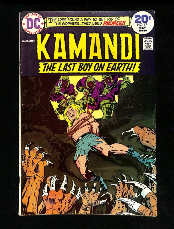 Kamandi, The Last Boy on Earth #17 The Human Gophers of Ohio!