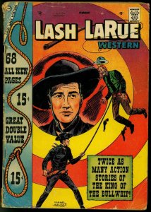 LASH LARUE WESTERN #67 '58 CHARLTON DAVY CROCKETT GIANT G