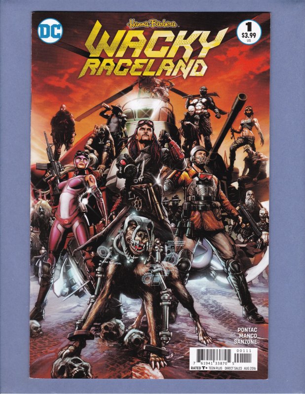 Wacky Raceland #1 NM Front/Back Cover Scans DC 2016