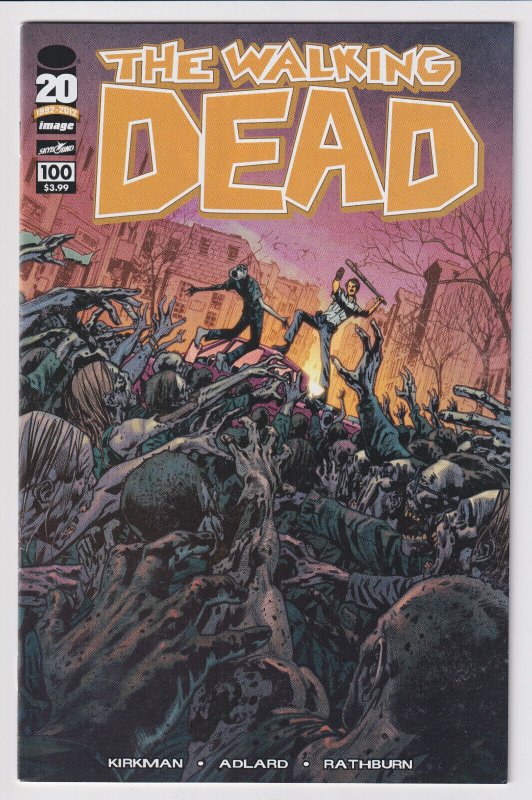 Image Comics! The Walking Dead #100! Cover F! First Negan! Great Book!