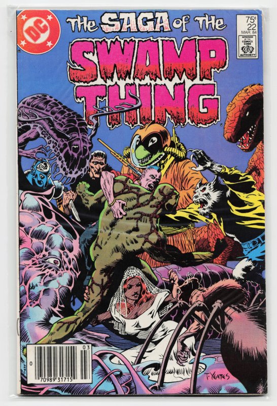 The Saga of Swamp Thing #22 (1984) Swamp Thing