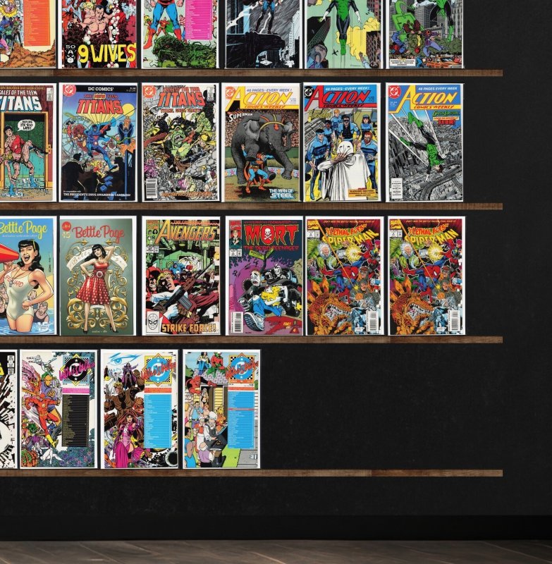 Huge Lot 140+ Comics with Action Comics Weekly, Green Lantern & More!