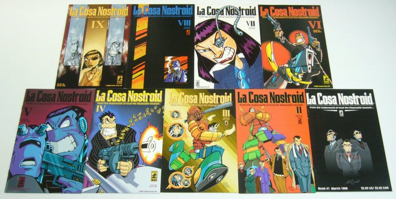 La Cosa Nostroid #1-9 VF/NM complete series - scud the disposable assassin set