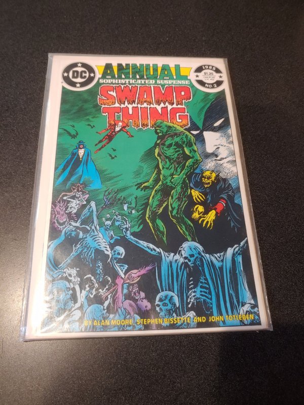 SWAMP THING ANNUAL #2 DC COMICS 1985 ALAN MOORE 1 ST JUSTICE LEAGUE DARK