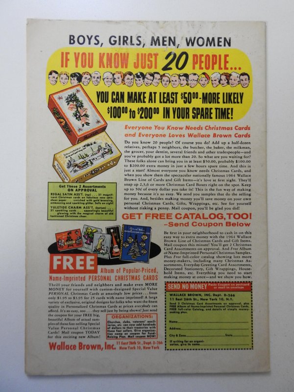 Blackhawk #199 (1964) VG- Cond Moisture stain, centerfold detached bottom staple