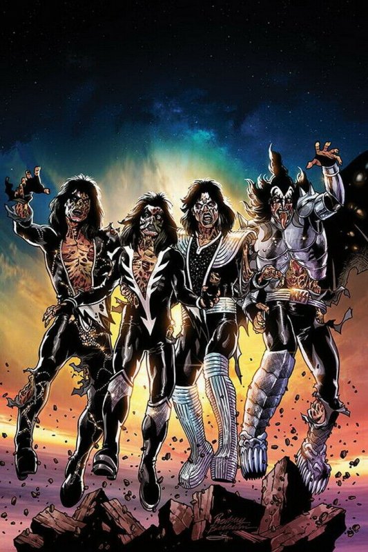 KISS ZOMBIES (2019 DYNAMITE) #1 VARIANT 1:20 BUCHEMI VIRGIN INCV PRESALE-11/06