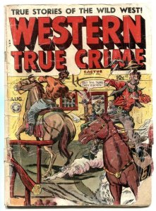Western True Crime #15 1948-Fox-1st issue-Jack Kamen- reading copy