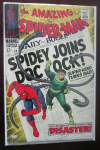 Amazing Spider-Man 1st app captain stacy, extra staple #56 3.5 VG- (1968)