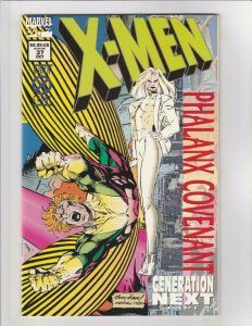 X-MEN #37, NM, Wolverine, 1991 1994, Phalanx Covenant, Holo strip