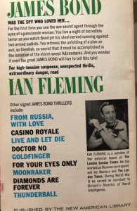 Ian Fleming’s the spy who loved me, 1964 PB