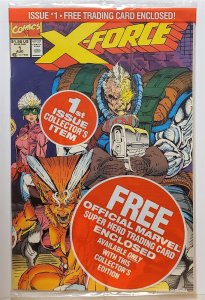 X-Force #1 With Shatterstar card (Aug 1991, Marvel) VF/NM
