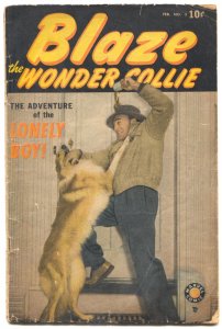 Blaze the Wonder Collie #3  1950 - Marvel  -G/VG - Comic Book