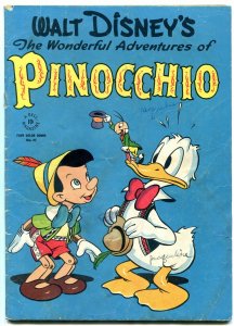 Adventures of Pinocchio-Four Color Comics #92- Donald Duck VG