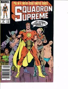 Lot Of 2 Comic Books Marvel Squadron Supreme #4 and #6 Thor   ON8