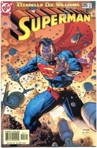 SUPERMAN #205, NM, Jim Lee, Brian Azzarello, 1987, more DC & SM in store, A