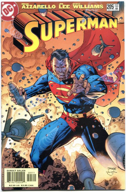 SUPERMAN #205, NM, Jim Lee, Brian Azzarello, 1987, more DC & SM in store, A