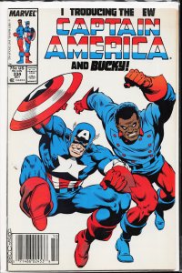 Captain America #334 (1987) Captain America [Key Issue]